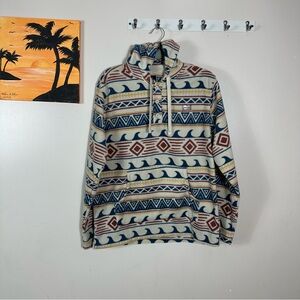 O'Neill Multicolor Patterned Turtleneck Sweater